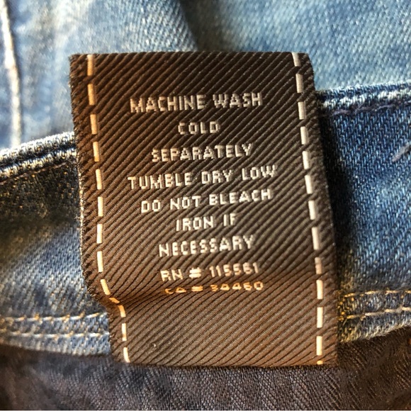 7 For All Mankind Women’s 27 Flare Jeans Light Wash Denim Boho Festival Stretch - Picture 16 of 16